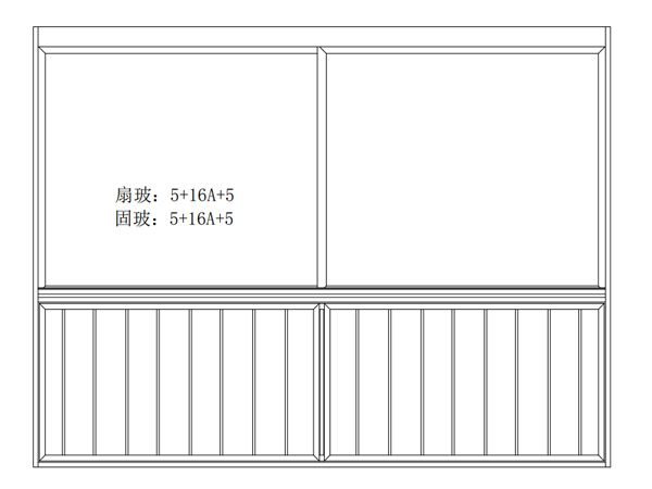 128 six-track electric sliding window