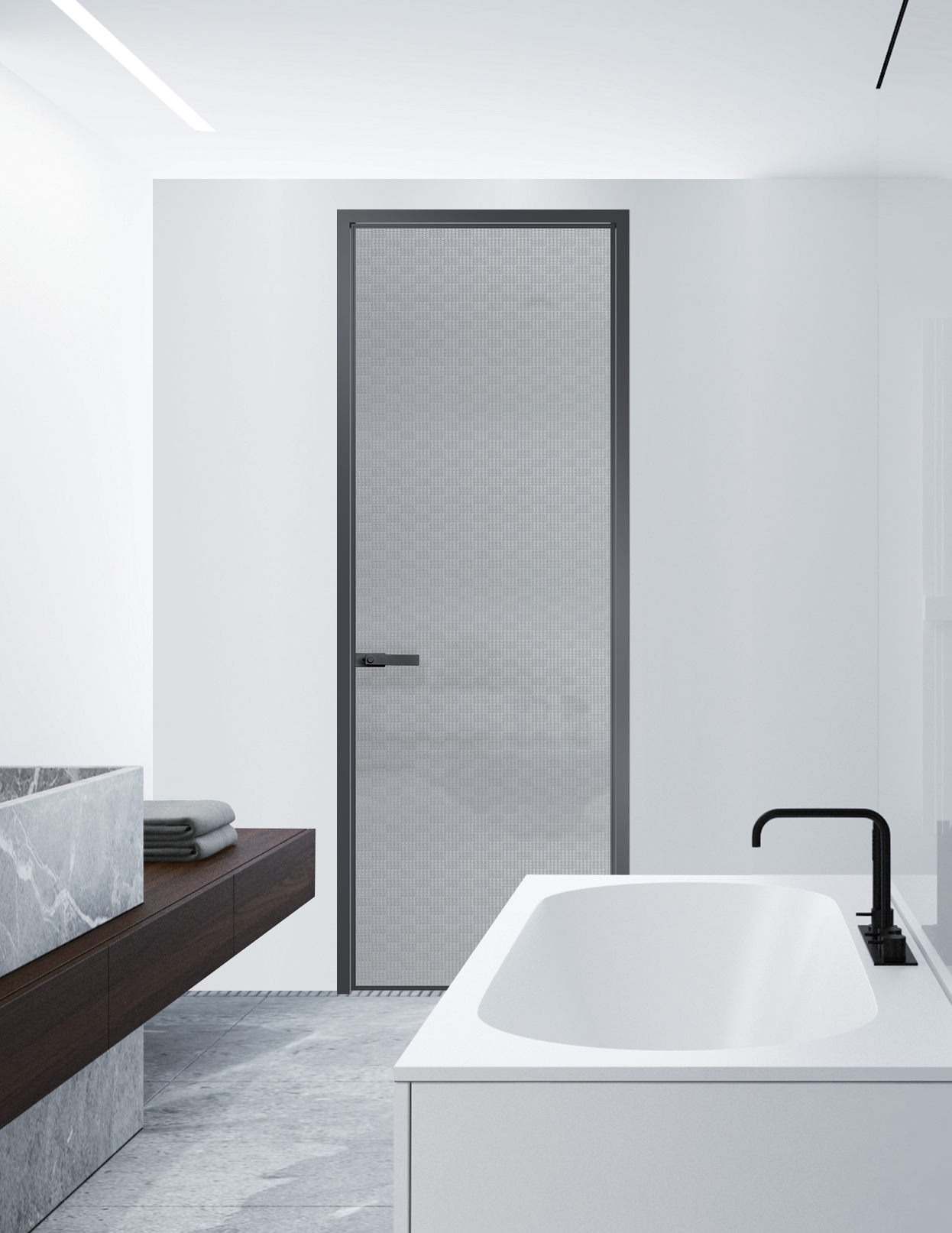 thermally broken sliding door aluminum profile